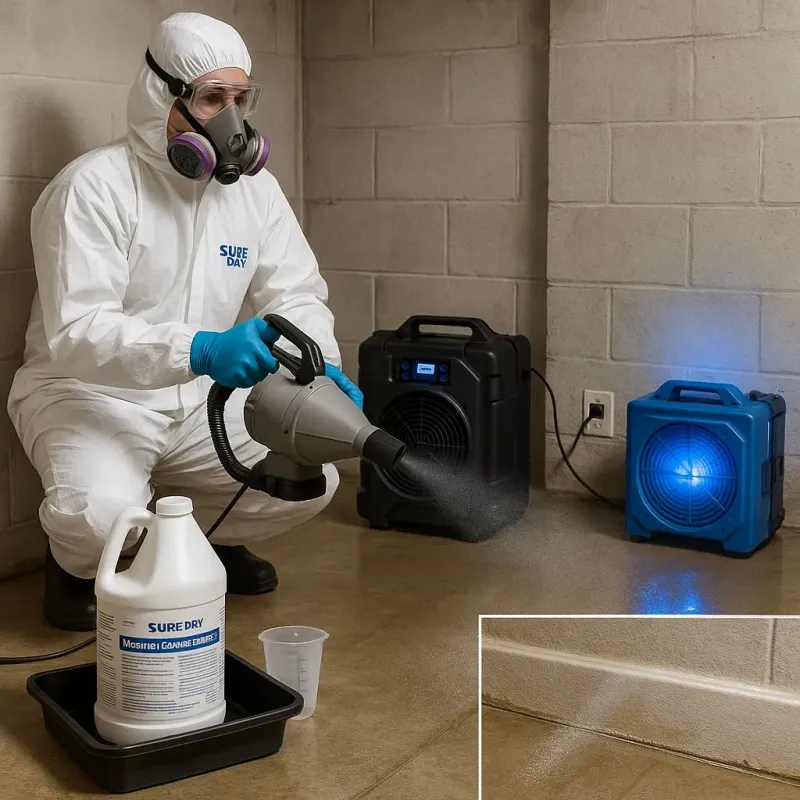 Sanitization and Odor Removal process in Montgomery, PA