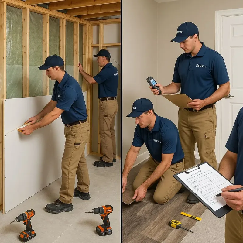 Repairs and Reconstruction process in Montgomery, PA